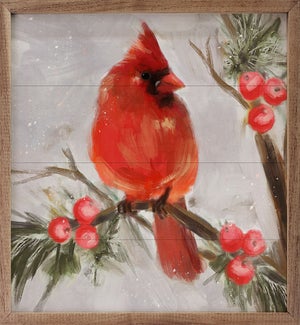 Cardinal 2 Looking Right By Nina Blue